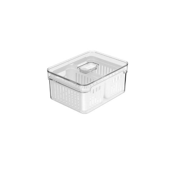 ORGANIZADOR CLEAR COM CESTO DUPLO