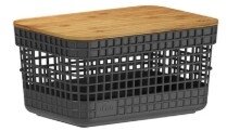 CESTO GRID C/ TAMPA BAMBU